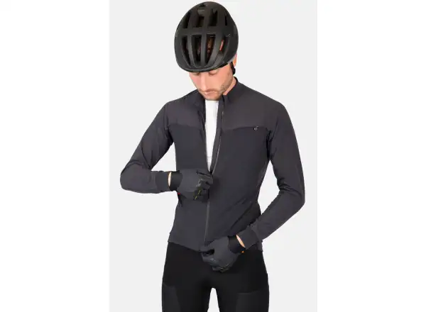 Endura GV500 Herren-Langarmtrikot schwarz
