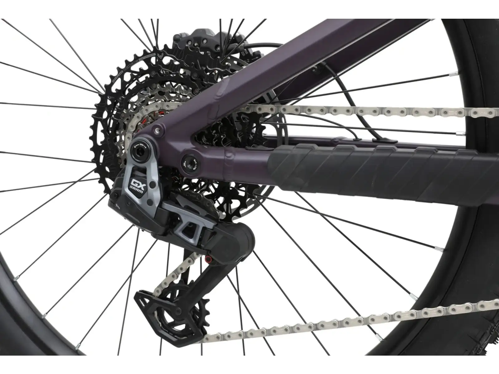Apache Eagle 2 Avinox 800 Wh violett vollgefedertes Elektrofahrrad@Gr. S