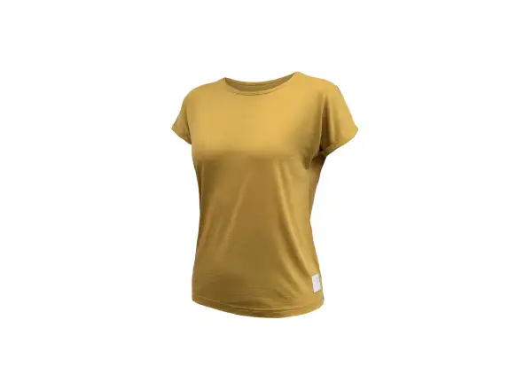 Sensor Merino Air Traveller Damen T-Shirt Kurzarm Mustard