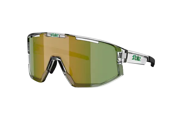 Bliz Fusion Sonnenbrille Transparent White/Brown Green Multi