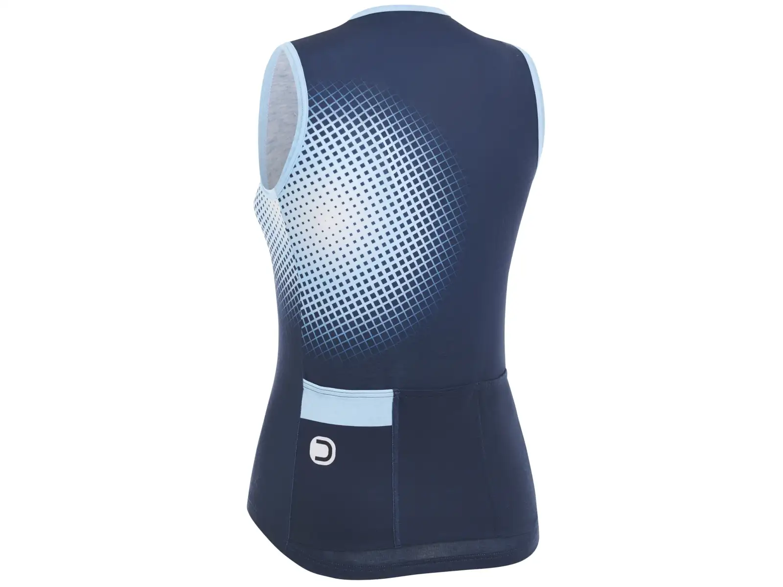 Dotout Square Damen ärmelloses Trikot Blau