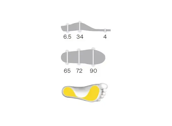 Sidas 3Feet Eco Warm High Einlegesohlen für Schuhe