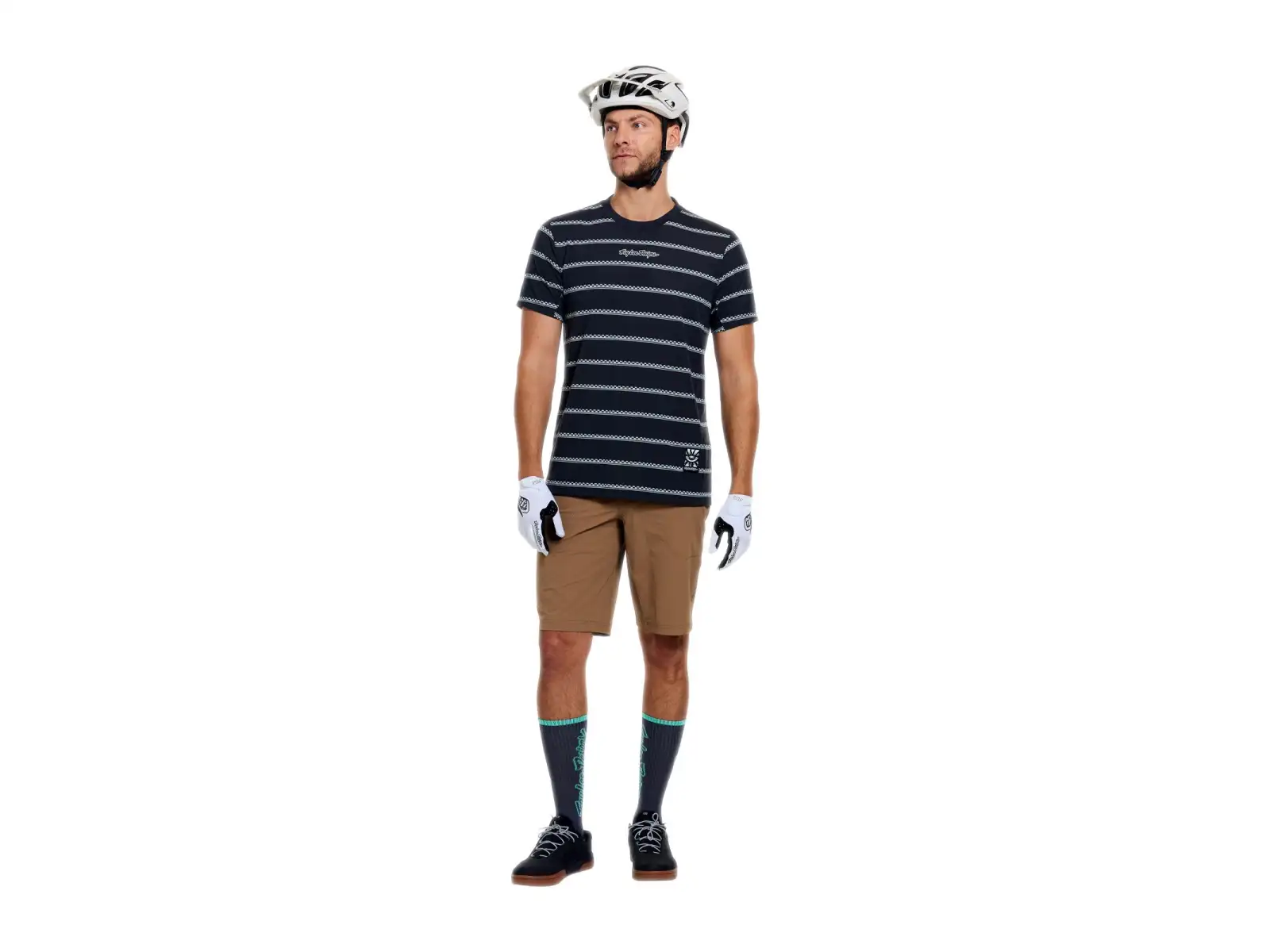 Troy Lee Designs Skyline Ride Herren-Trikot Kurzarm Checked Out Carbon