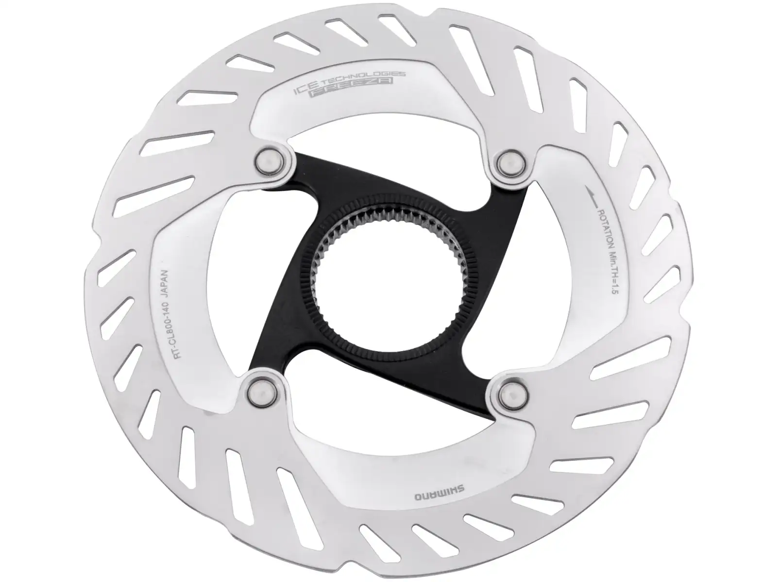 Shimano RT-CL800 Bremsscheibe 180 mm, Center Lock, Ice Tech, Außen-Lockring