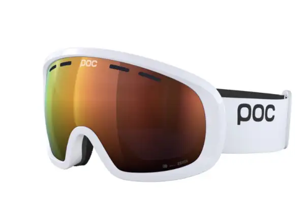 POC Fovea Mid Skibrille Hydrogen White/Partly Sunny Orange