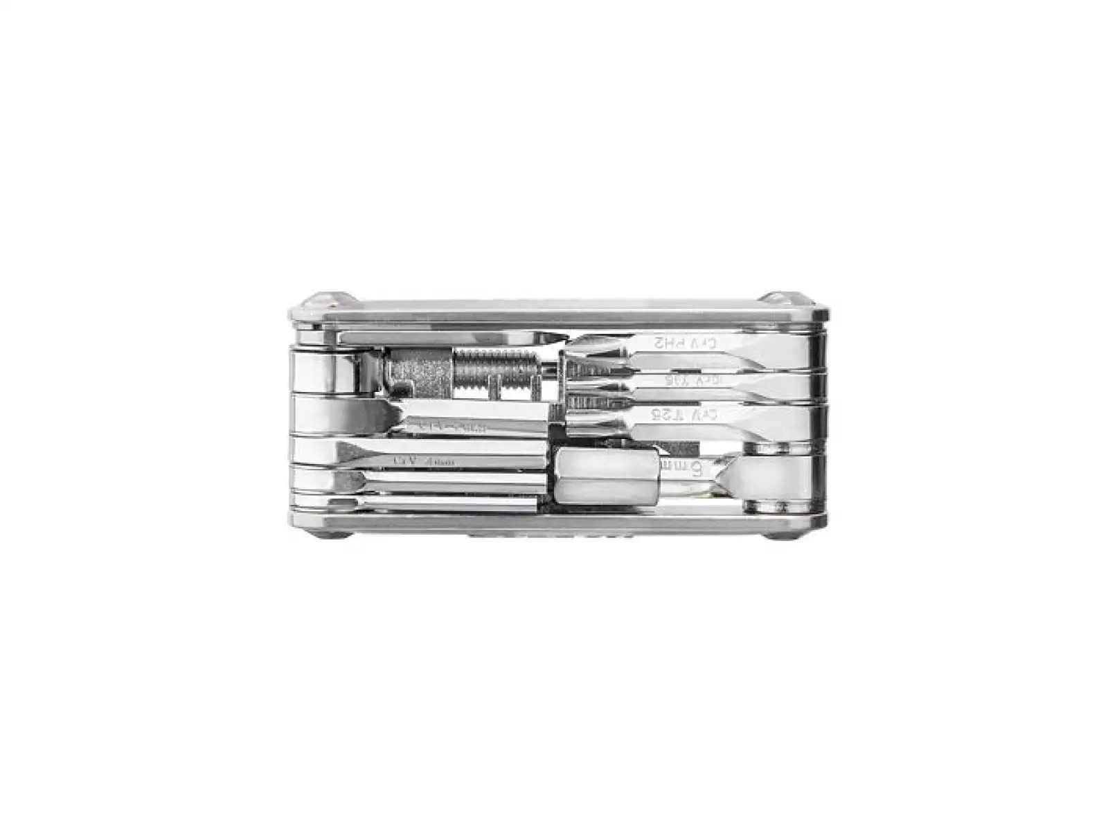 Topeak Mini P20 Multitool mit 20 Funktionen Silber