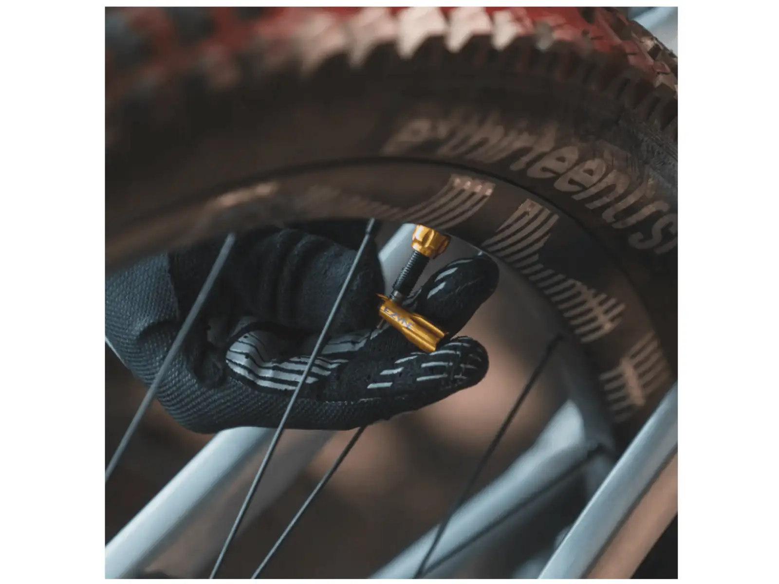 Lezyne CNC TLR Ventil Tubeless, 60 mm, Schwarz.