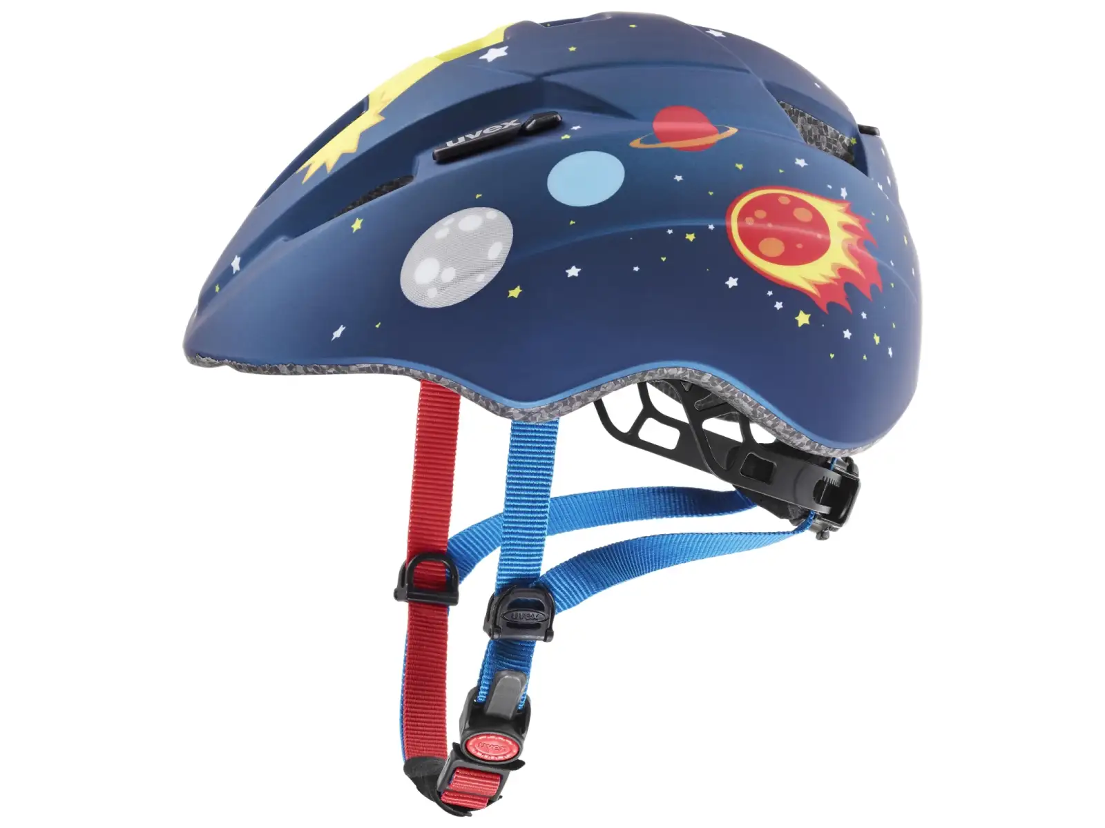 Uvex Kid 2 CC Kinderhelm dunkelblau Rakete matt Einheitsgröße (46-52)