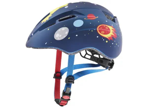 Uvex Kid 2 CC Kinderhelm dunkelblau Rakete matt Einheitsgröße (46-52)