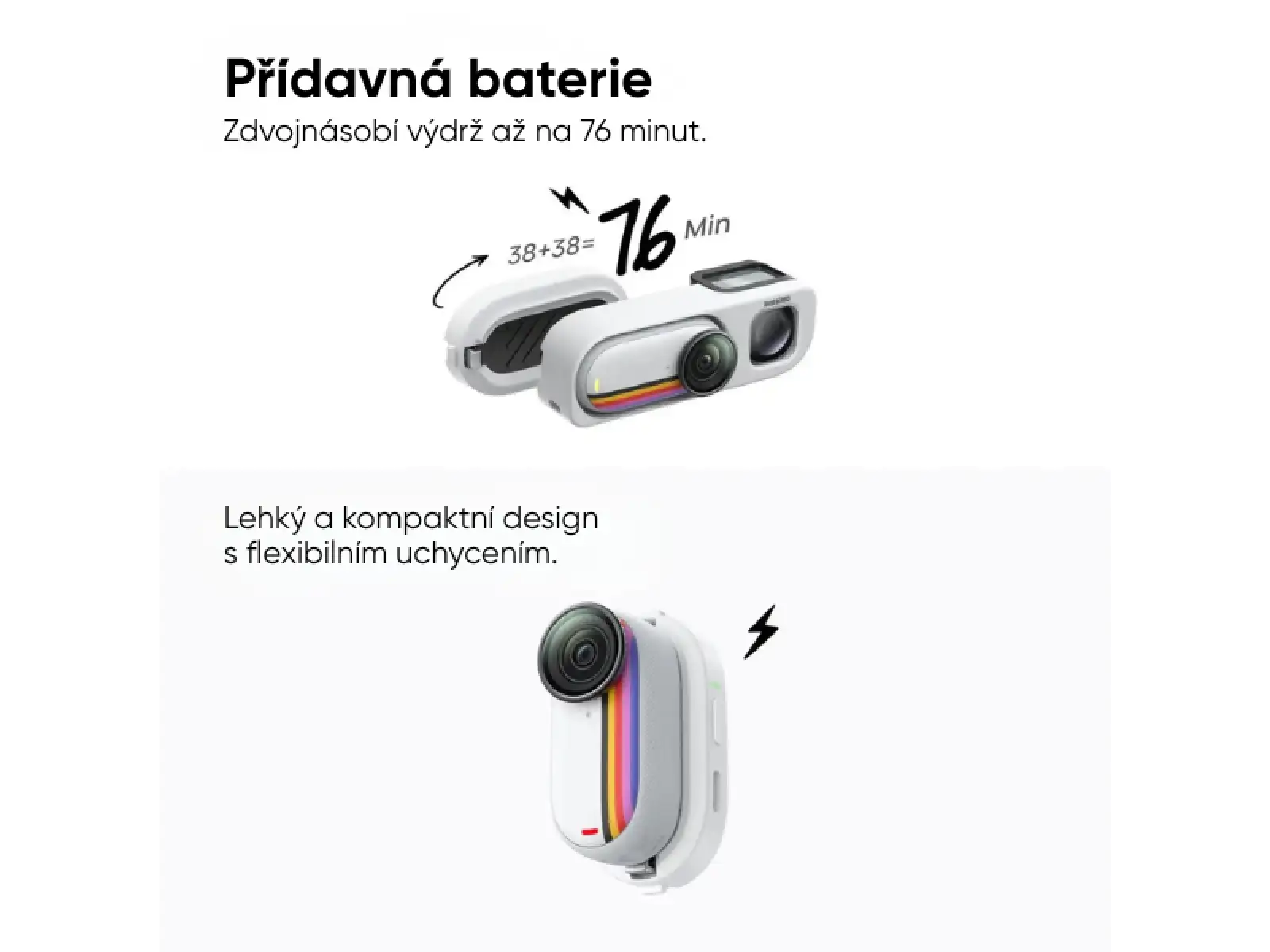 Insta360 GO 3S Kamera Retro Bundle 64 GB Sonderedition rot