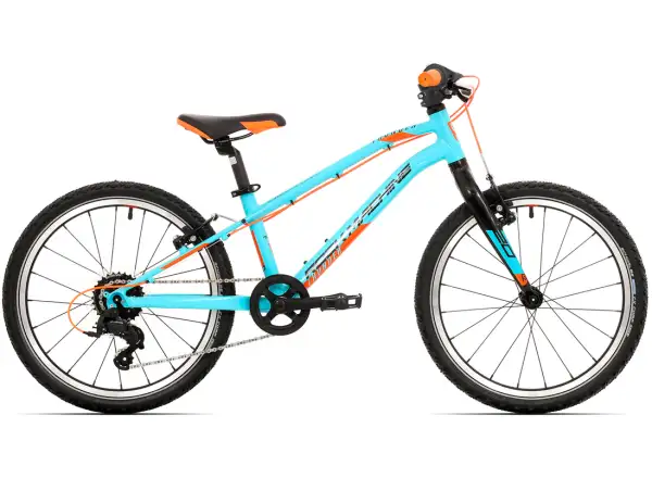 Rock Machine Thunder 20 Gloss Neon Cyan/Schwarz/Orange Kinderfahrrad