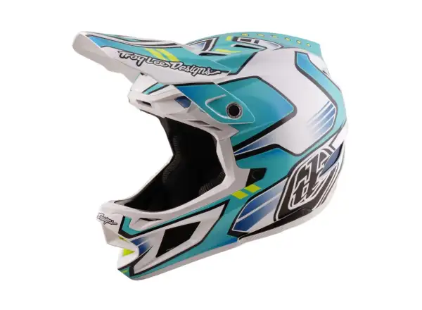 Troy Lee Designs D4 Composite MIPS Helm Crest Real Teal