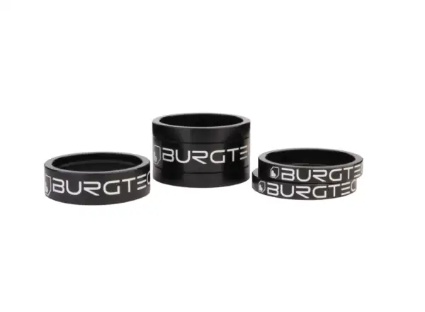 Burgtec Spacer Kit Spacer Set 5/5/10/20 mm schwarz