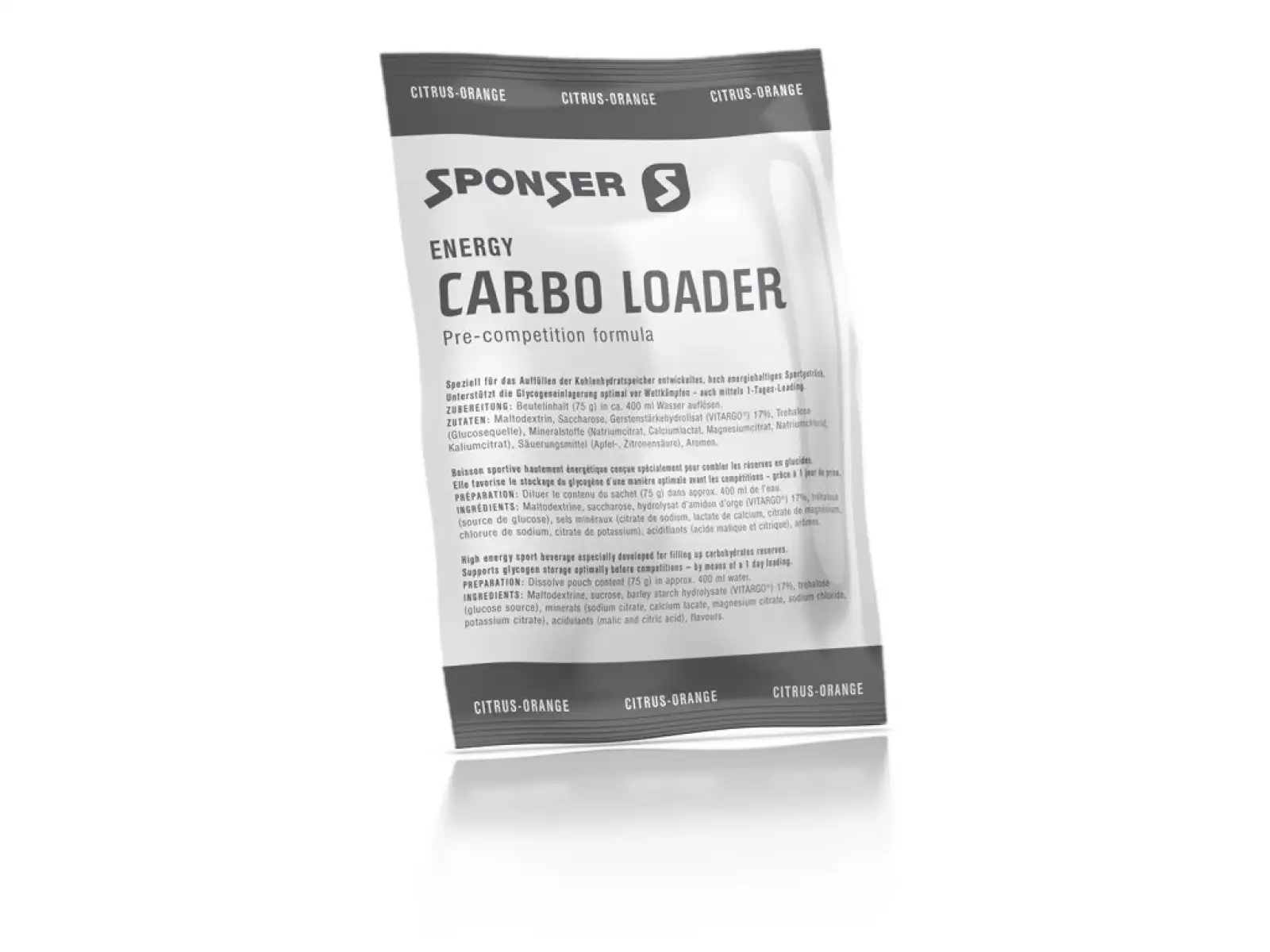 Sponser Carbo Loader – 75 g, Citrus/Orange