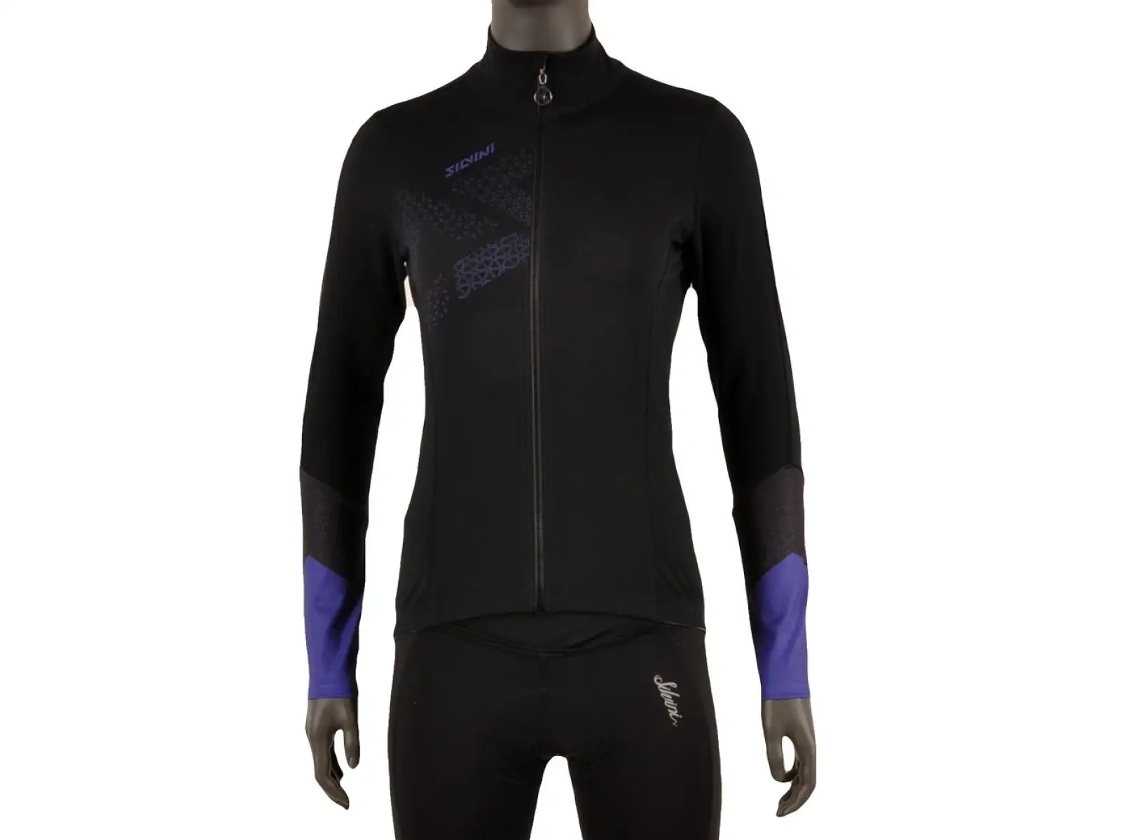Silvini Calvana Damen Langarmtrikot Schwarz/Navy