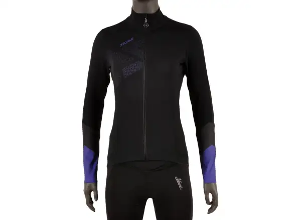 Silvini Calvana Damen Langarmtrikot Schwarz/Navy