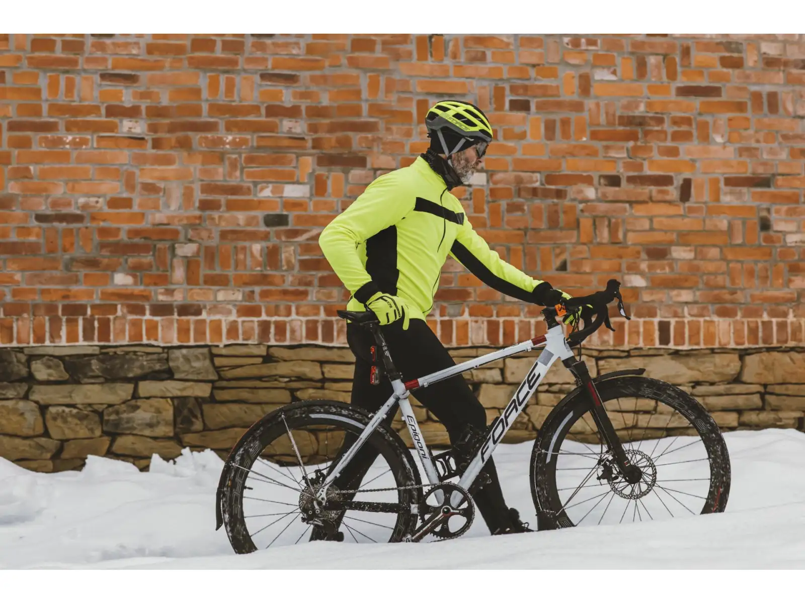 Force Frost Softshell Jacke fluoreszierend/schwarz