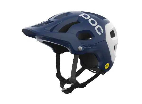 POC Tectal Race MIPS Helm Lead Blue/Hydrogen White Matt