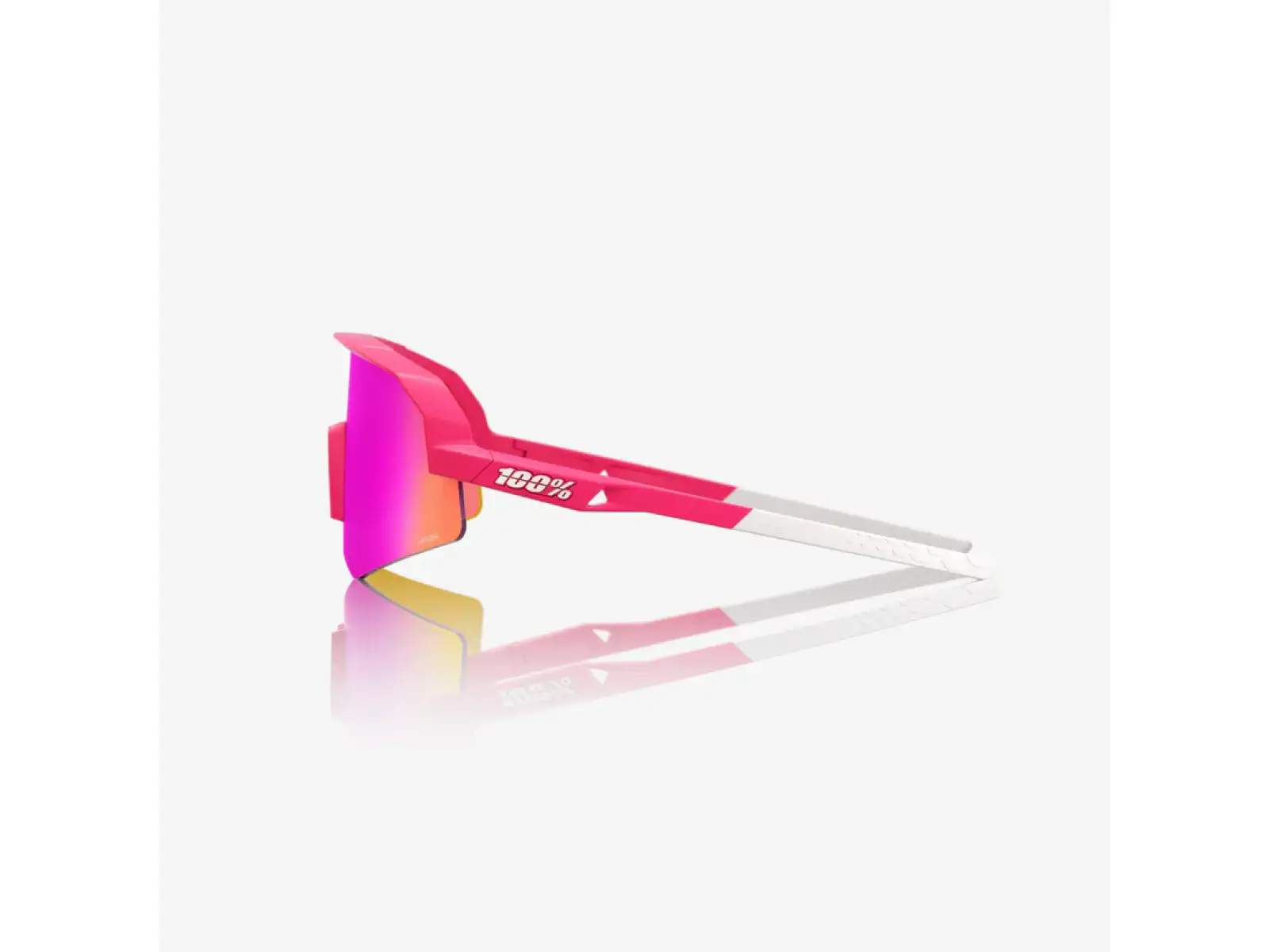 100% Slendale SL Sonnenbrille Pitaya/HiPER Vital Pink Mirror