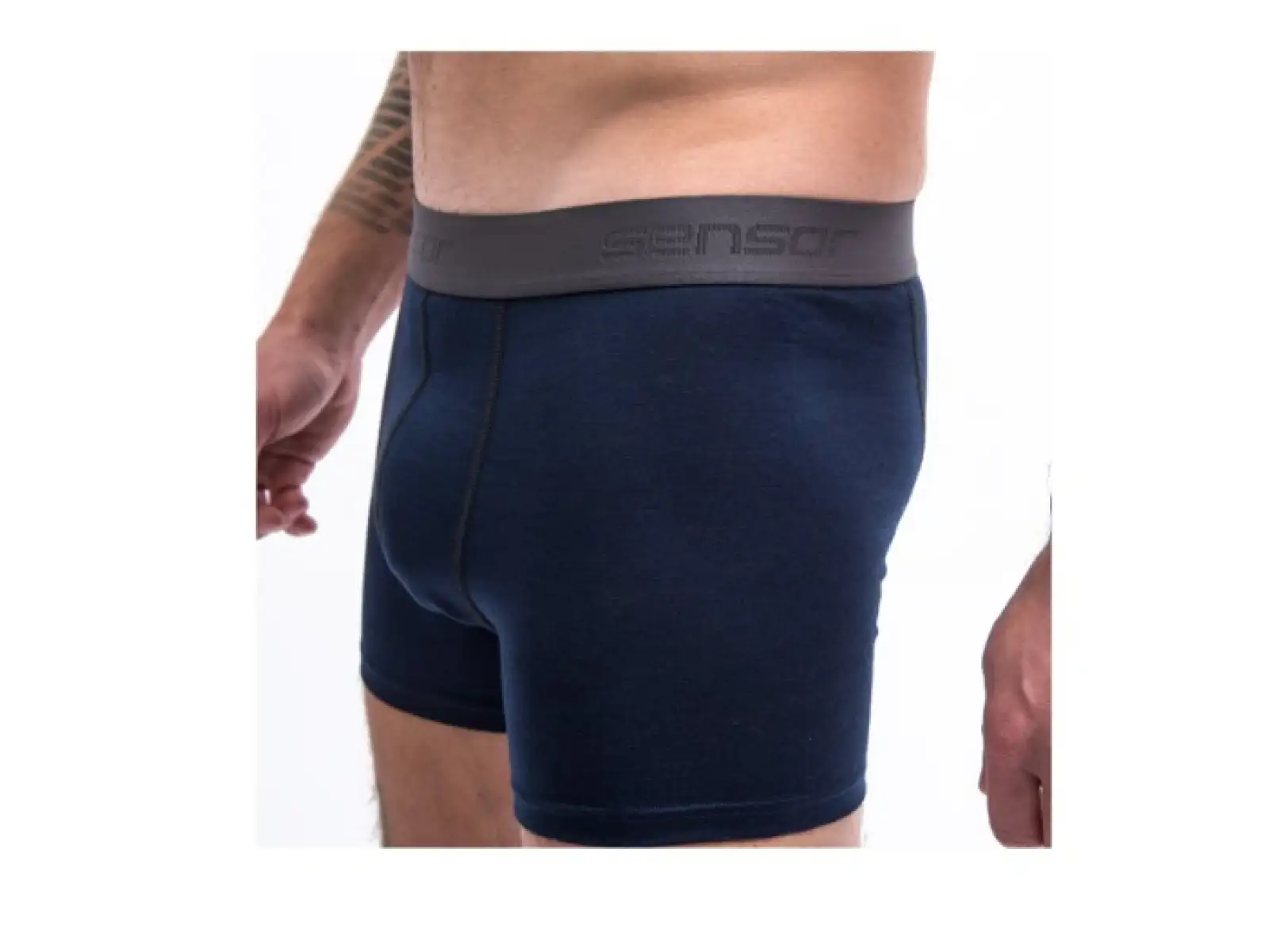 SENSOR MERINO ACTIVE 3-PACK pánské trenky černá/modrá/deep blue S