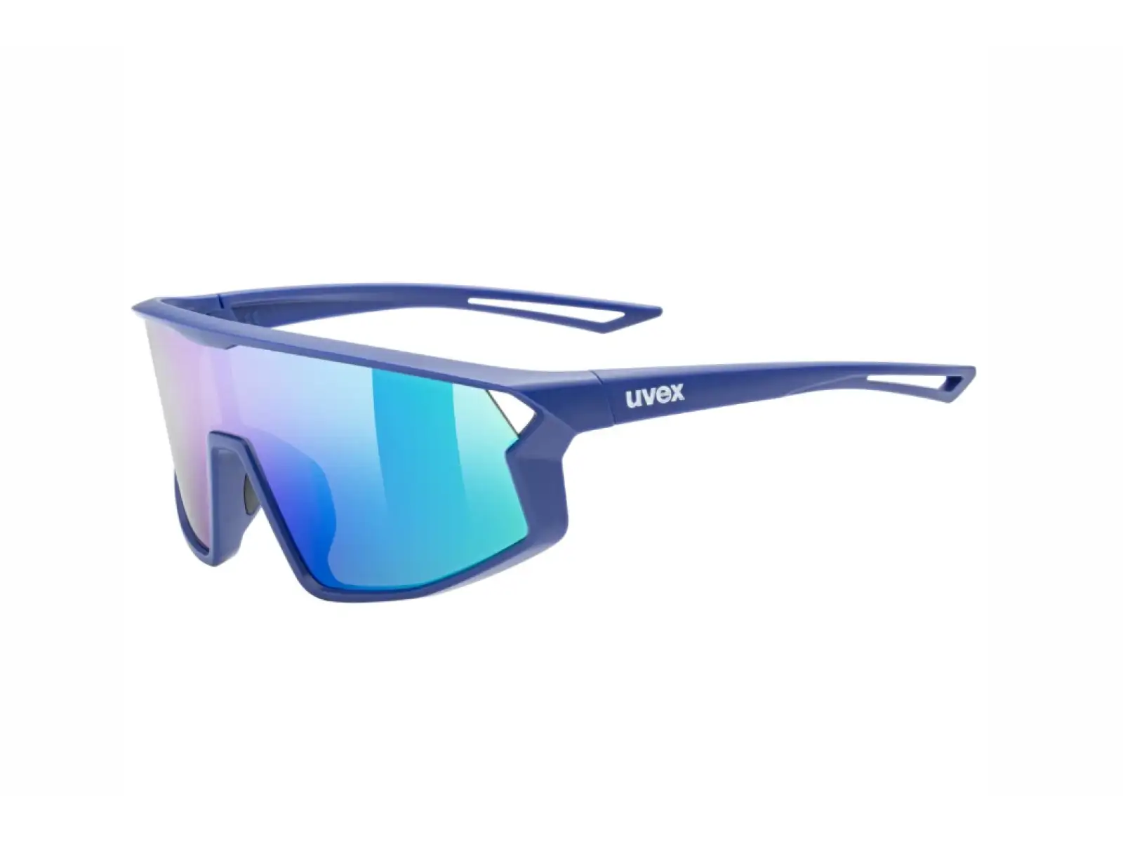 Uvex Skyryse JR. Kinderbrille Blue Matt/Mirror Green