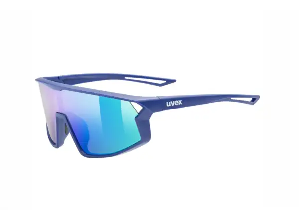 Uvex Skyryse JR. Kinderbrille Blue Matt/Mirror Green