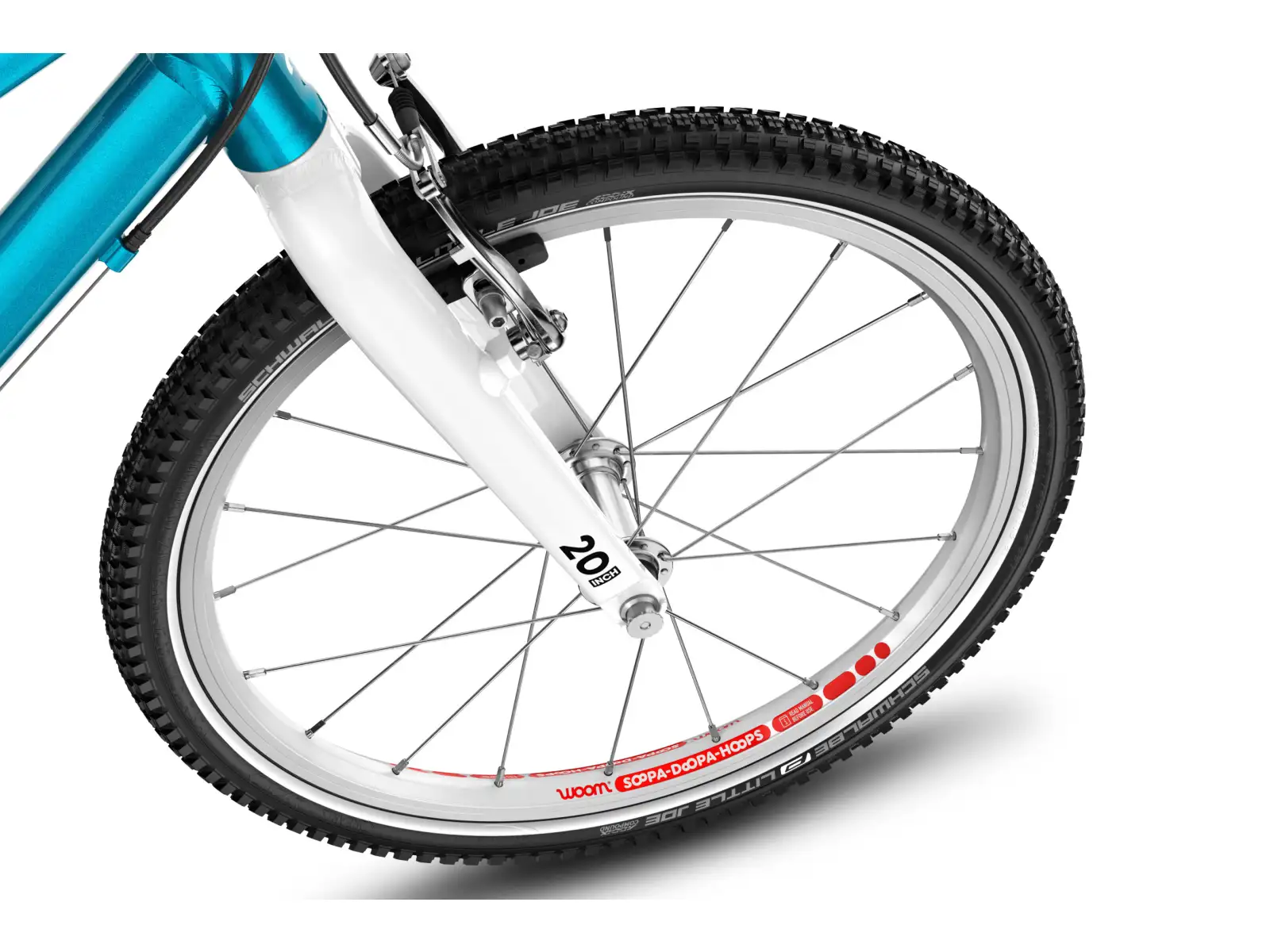 Woom GO 4 Metallic Blue 20 Kinderfahrrad