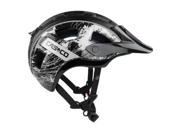 Casco MTBE 2 Helm Splatter Silver