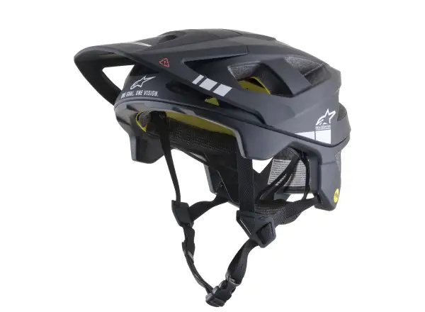 Alpinestars Vector Tech MIPS Enduro Helm Black/Light Gray Matt ROZBALENO