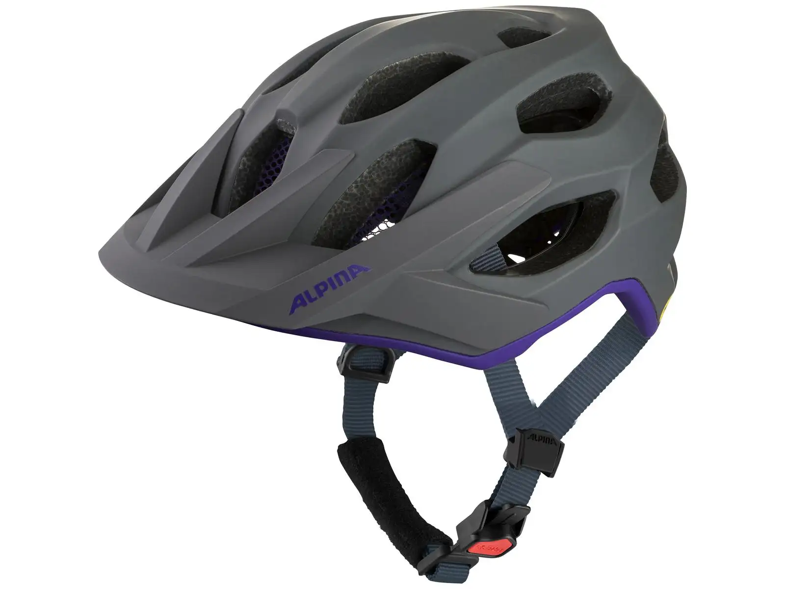 Alpina Apax MIPS Fahrradhelm Midnight/Grey Purple Matt