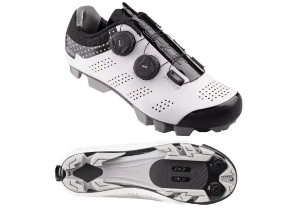 Force MTB Points Damen-Mountainbike-Schuhe Weiß/Schwarz