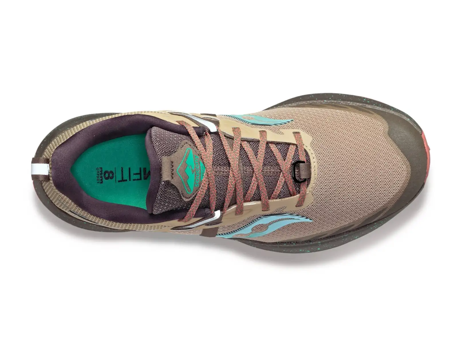 Saucony Ride 15 TR Damen Laufschuhe Wüste/ Sprig