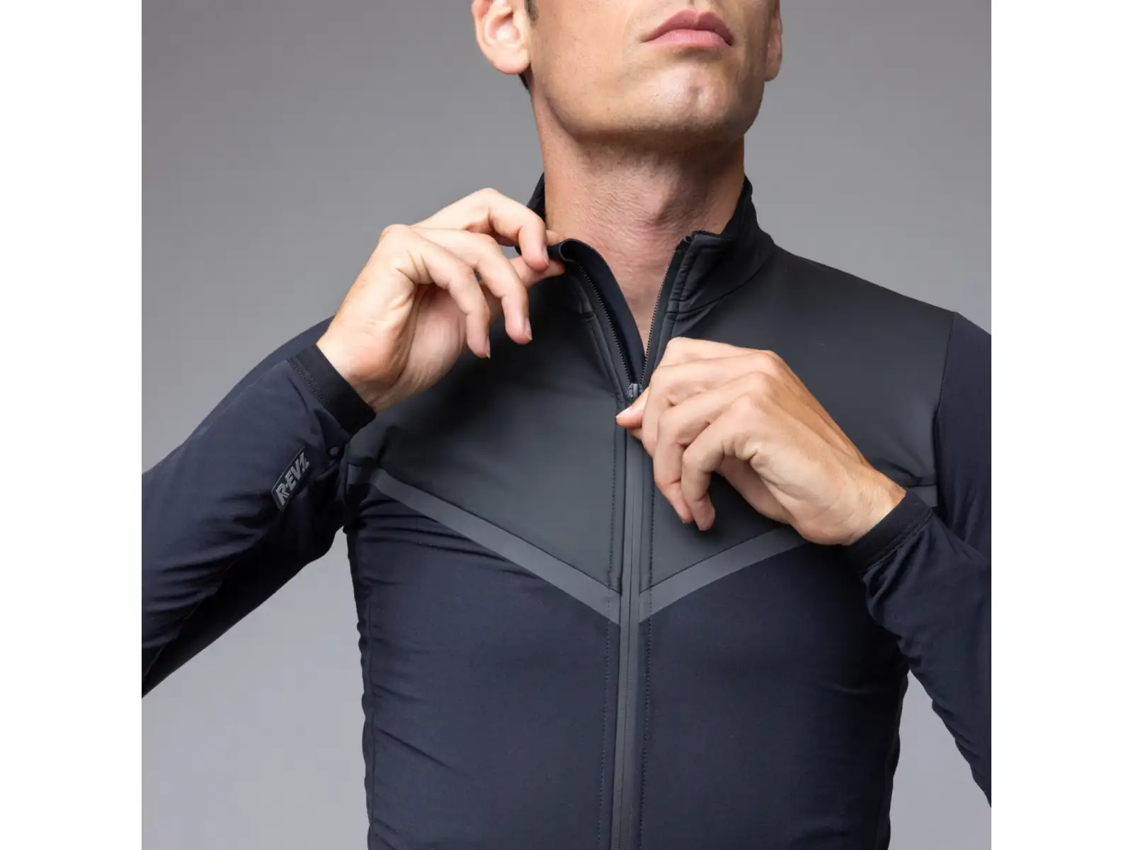 Alé R-EV1 Wool Speed Herren Winter Fahrradjacke Black