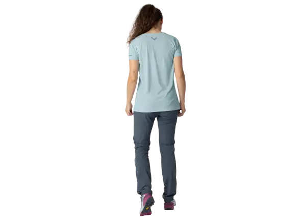 Dynafit Transalper Graphic Damen T-Shirt kurze Ärmel Cloud Blue