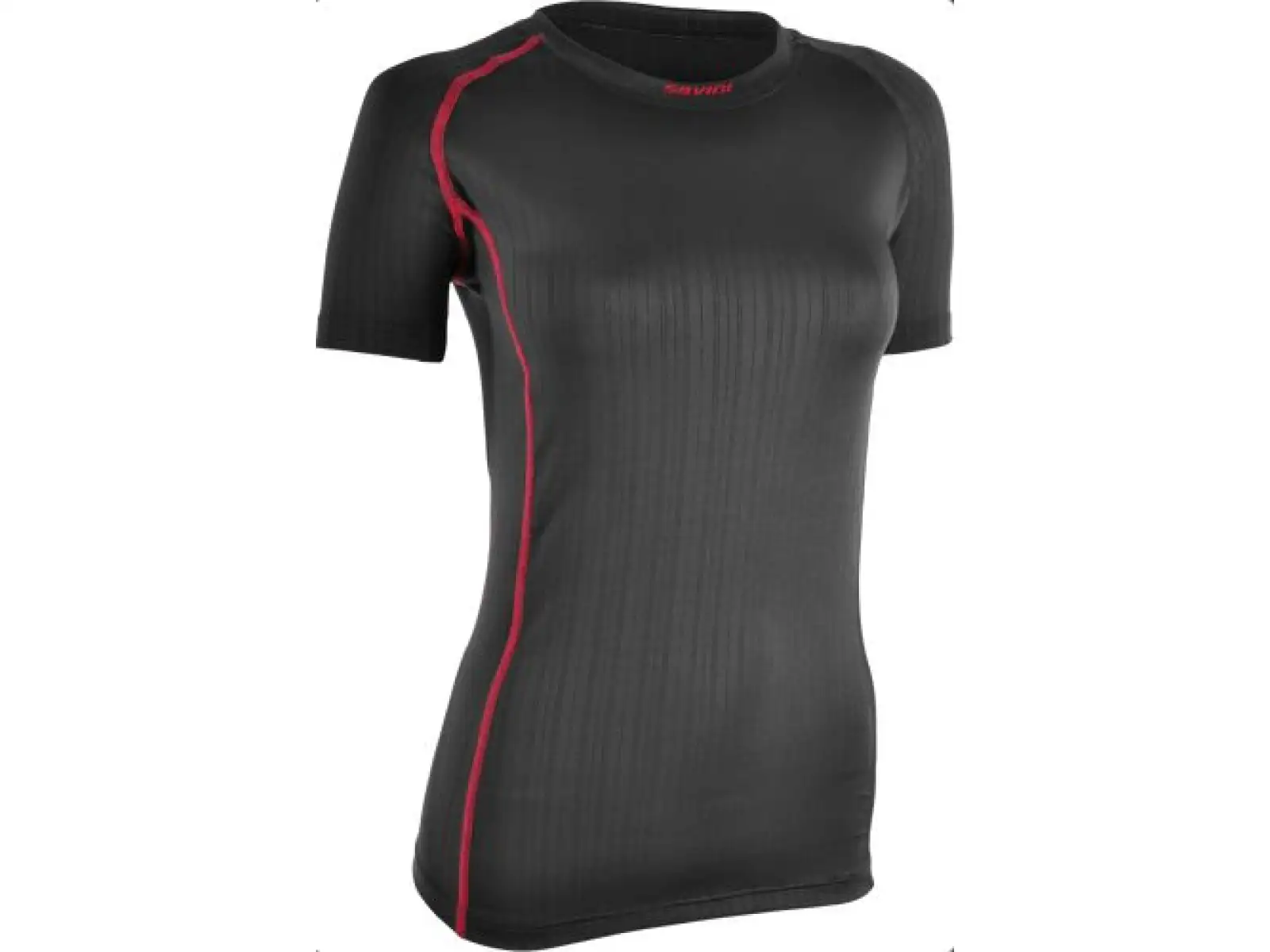 Silvini Basale Damen Funktions-T-Shirt mit kurzen Ärmeln in Anthrazit.