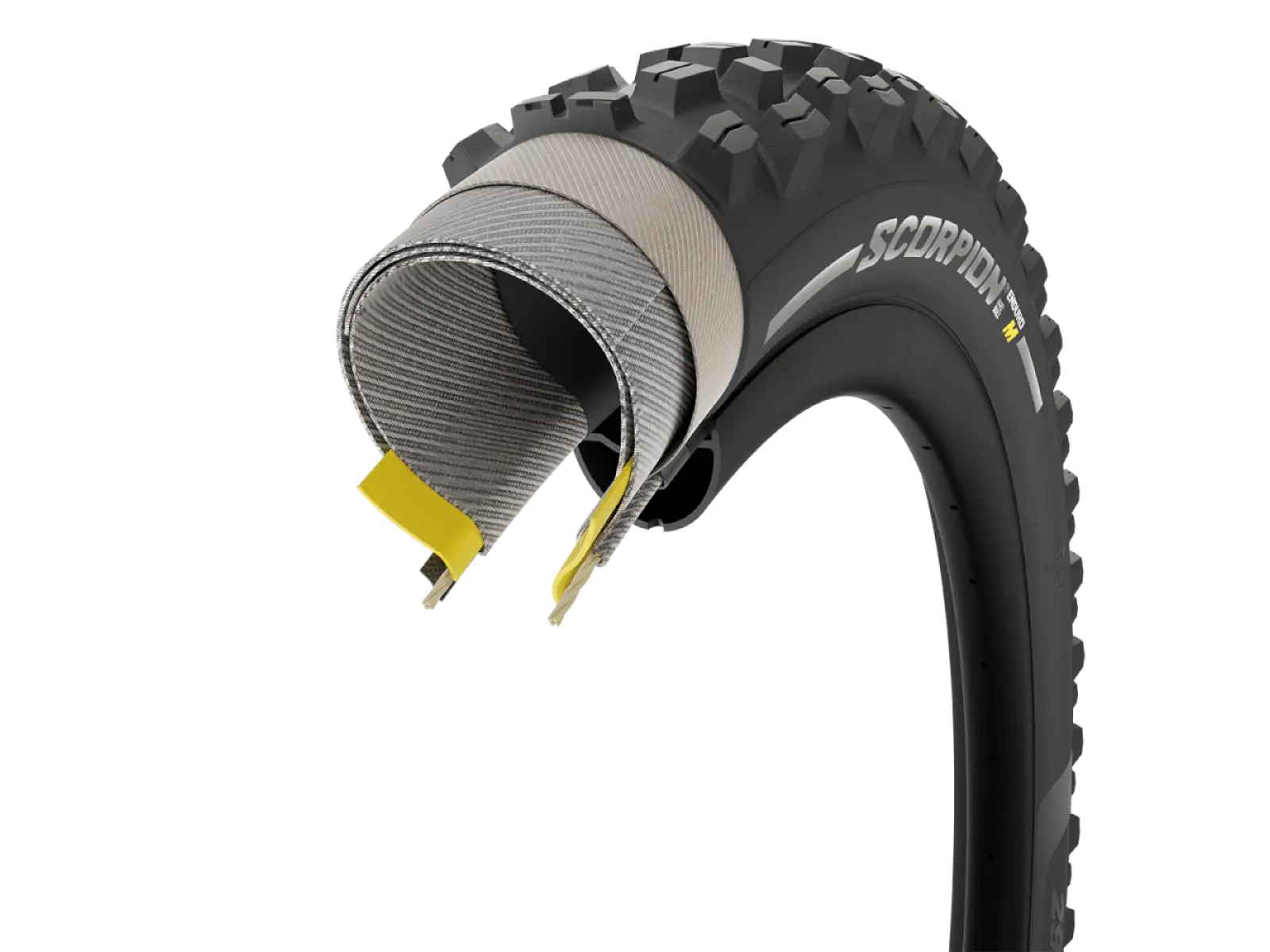 Pirelli Scorpion Enduro M Hardwall TLR 29 x 2,40" Reifen Kevlar Schwarz