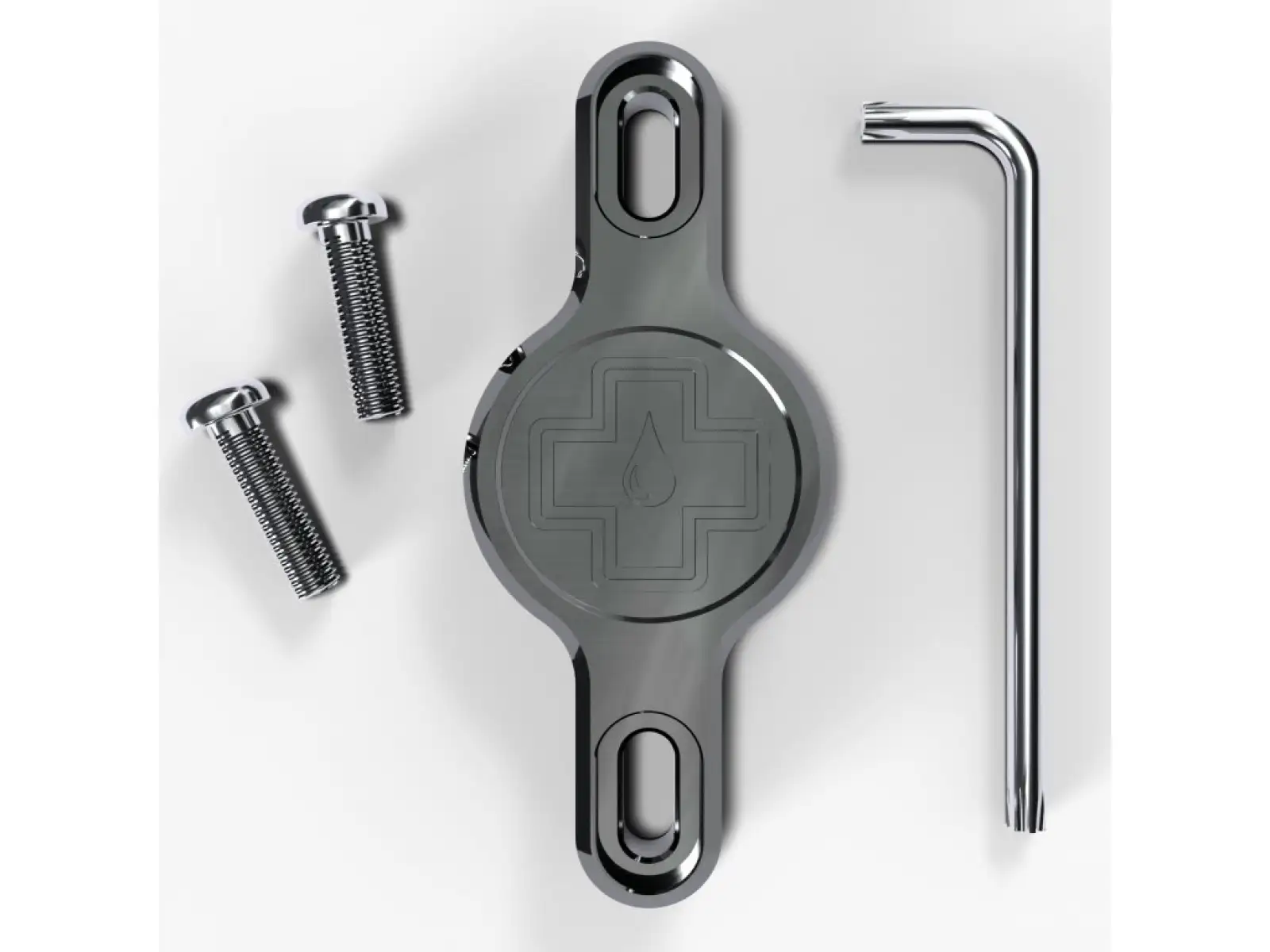 Muc Off Secure Tag Holder 3.0 GPS-Tracker-Halterung Silber