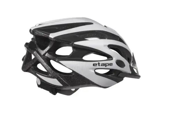 Etape Biker Fahrradhelm silber/schwarz matt