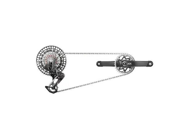 Sram XX SL Eagle Transmission T-Type AXS Gruppe mit Powermeter