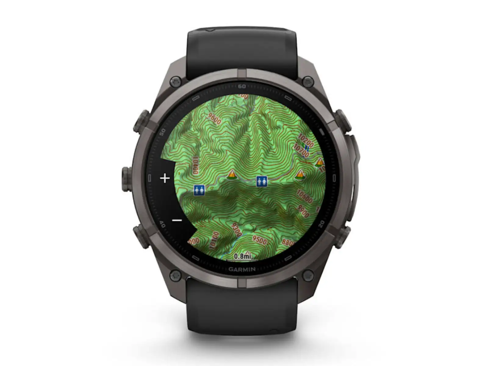 Garmin Fénix 9 Pro inReach 51 mm Smartwatch Carbon gray DLC Titanium Black/Pebble gray