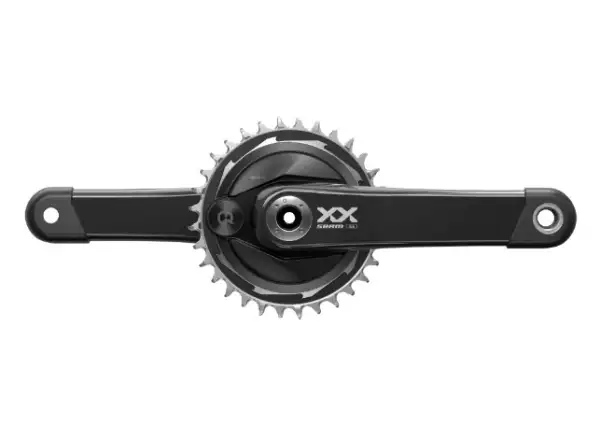 Sram XX Eagle AXS Transmission Kurbeln mit Powermeter und mit Kettenblatt 32 Zähne