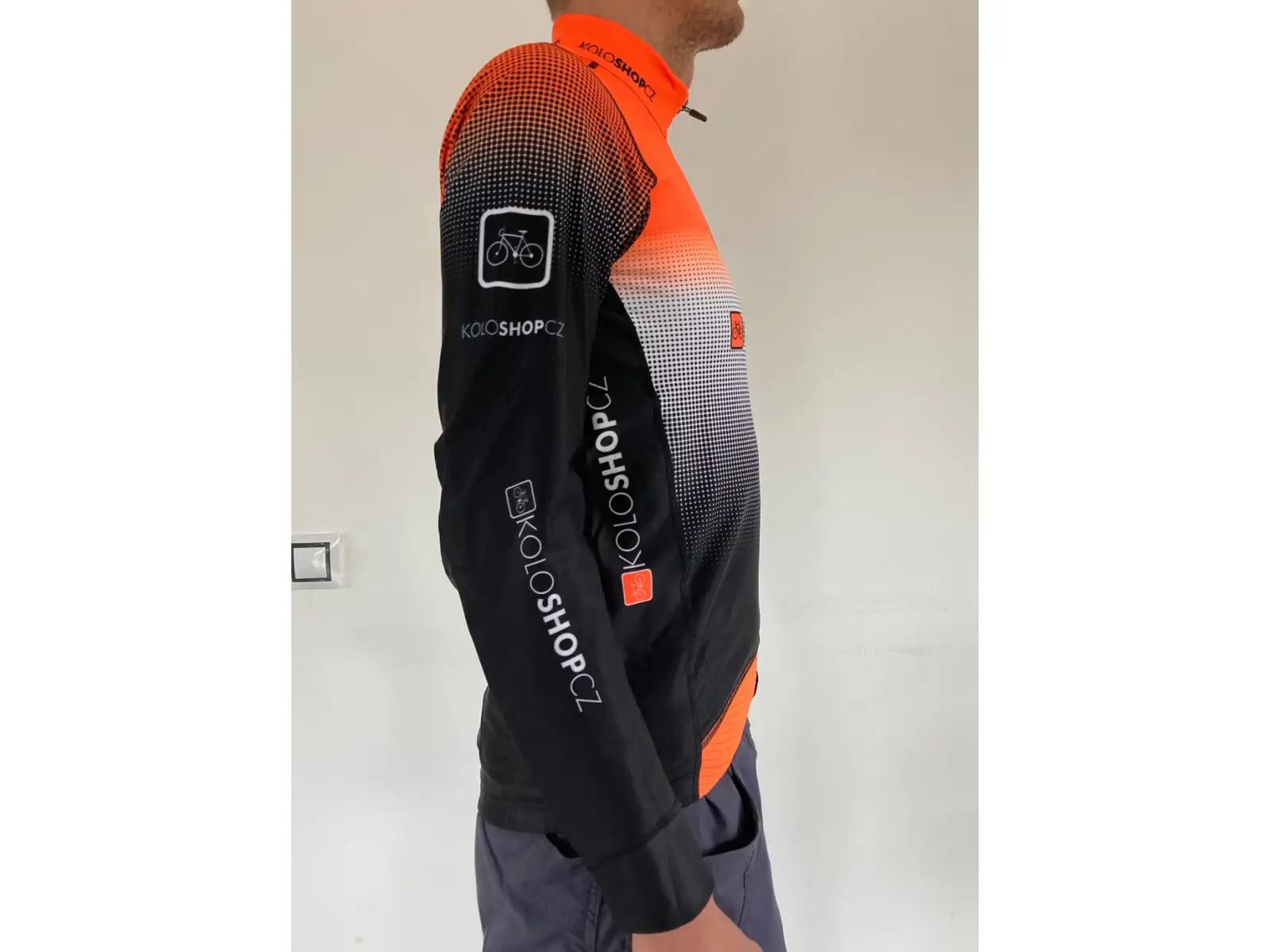 Alé PR System Koloshop Herren gefütterter Tricot Langarm orange