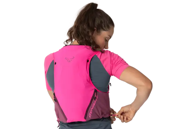Dynafit Alpine 8 l Laufweste Pink Glo/Amaranth