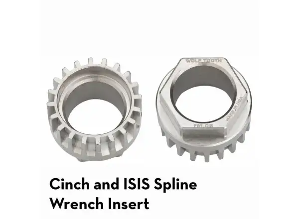 WOLF TOOTH Flachschlüssel-Einsätze für Cinch/ISIS Werkzeuge.