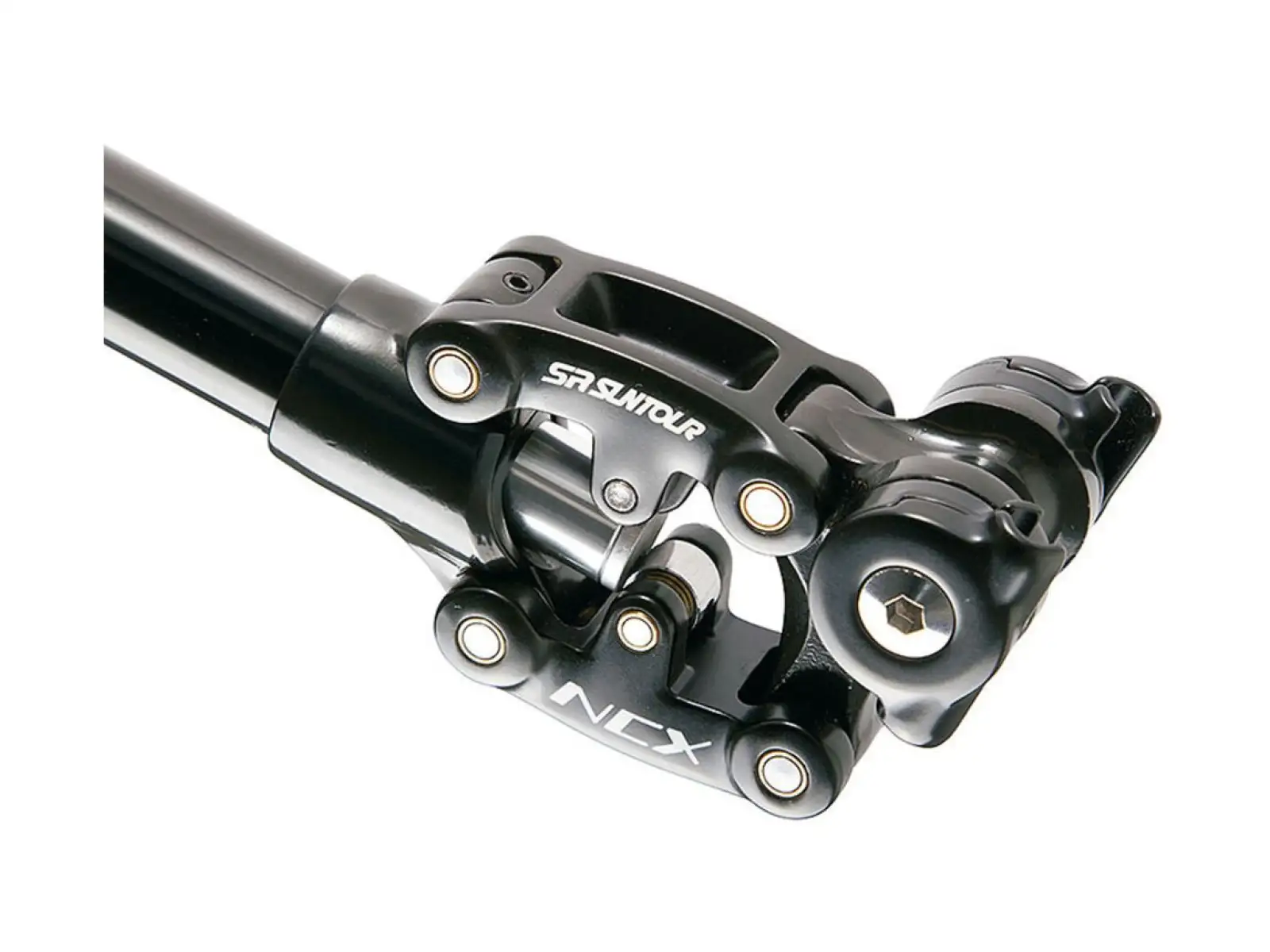 SR Suntour SP12/SP17-NCX gefederte Sattelstütze 400 mm schwarz