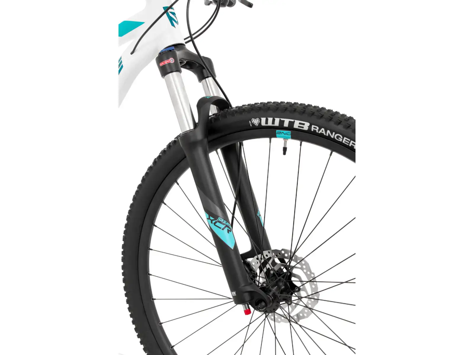 Rock Machine Catherine 20-29 perlweiß/Neon-Cyan/Petrol Mountainbike