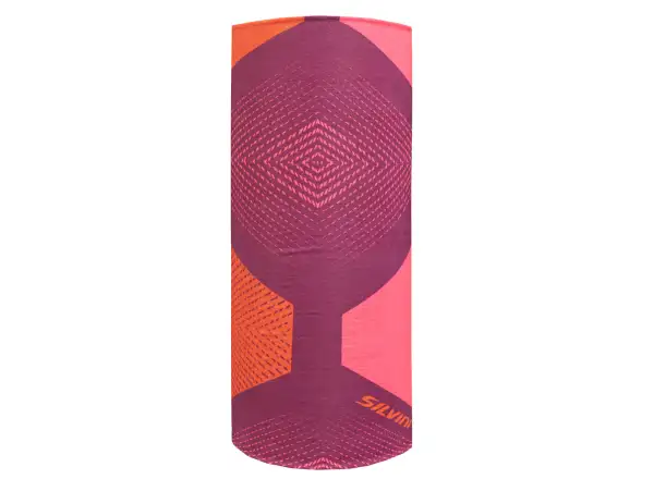 Silvini Motivo Multifunktionstuch Pflaume/Rosa Größe Uni