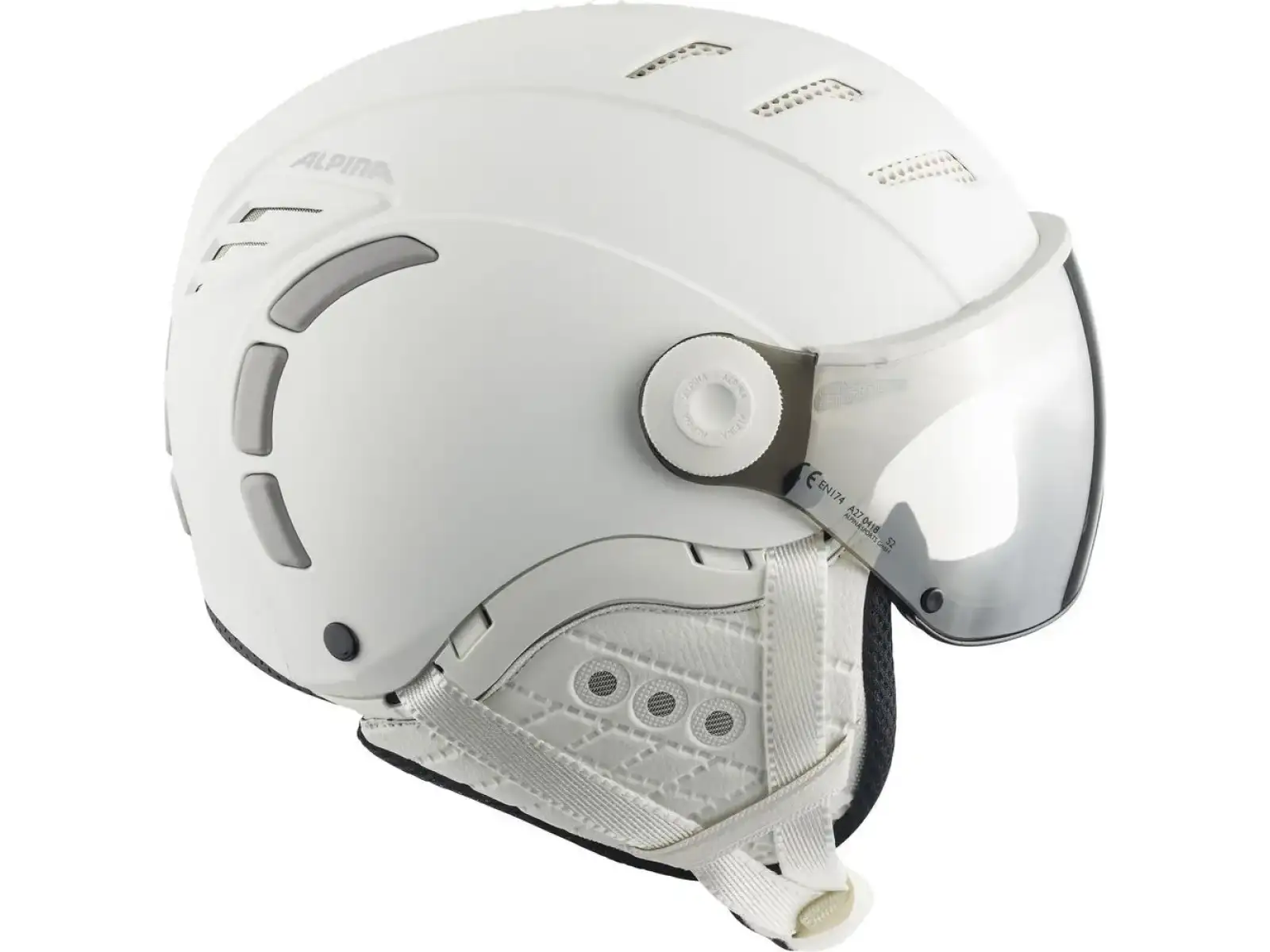 Alpina Jump 2.0 HM Skihelm weiß, Gr. 59-61 cm
