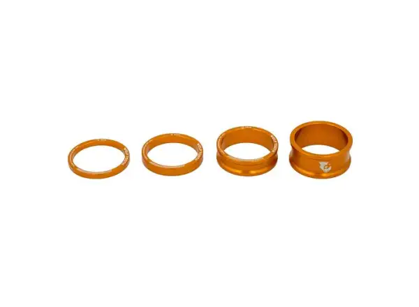 Wolf Tooth Spacer Kit 3,5,10,15 mm für Vorbau 1 1/8" orange