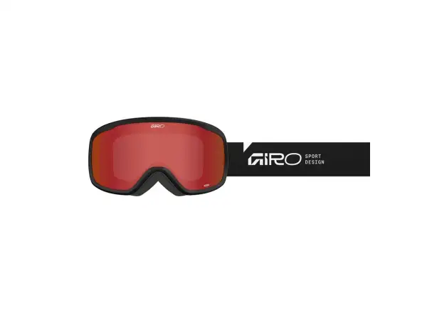Giro Roam Skibrille schwarz Stacked/Amber Scarlet/Yellow (2gläser)